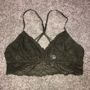 NEW Green Bralette Size Medium Perfect Condition